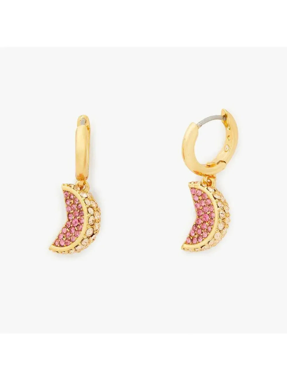Kate Spade Fruit Salad Pave Grapefruit Huggies Earrings